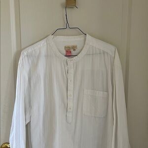 The Territory Ahead White Casual Button Down Shirt